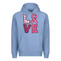 Colony Blue Western Breast Cancer Love Premium Hoodie - RanaPortraitStore