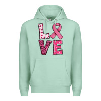 Seafoam Western Breast Cancer Love Premium Hoodie - RanaPortraitStore