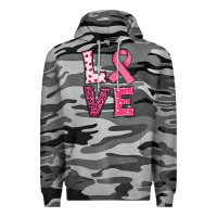 Slate Camo Western Breast Cancer Love Premium Hoodie - RanaPortraitStore