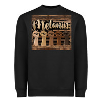 Black melanin American flag Heavyweight Sweatshirt - HRA Design Shop