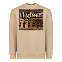 Melanin American Flag Heavyweight Sweatshirt | Teevron