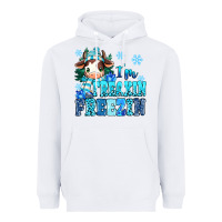White I'm freakin freezin Heavyweight Hoodie - MaliasSmallBusiness