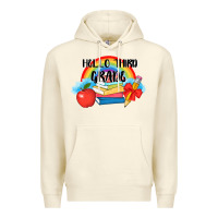Sandshell back to school hello third grade 3200x2400 Premium Hoodie - AdoDesignShop