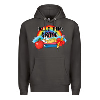 Smoke back to school hello third grade 3200x2400 Premium Hoodie - AdoDesignShop