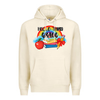 Tofu back to school hello third grade 3200x2400 Premium Hoodie - AdoDesignShop