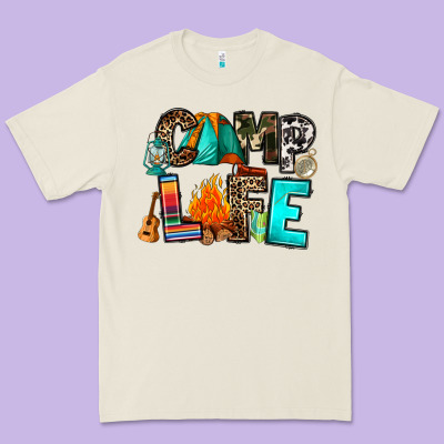 Premium Tee camp life