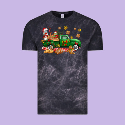 Santa Fuel   Cookies Truck Vintage Tee Designed By Adodesignshop