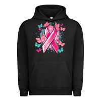 Pigment Black Breast Cancer ribbon Cancer Awareness Urban Hoodie - HowdyJamesFarm