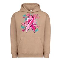 Pigment Burro Breast Cancer ribbon Cancer Awareness Urban Hoodie - HowdyJamesFarm