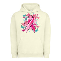 Pigment Pistachio Breast Cancer ribbon Cancer Awareness Urban Hoodie - HowdyJamesFarm