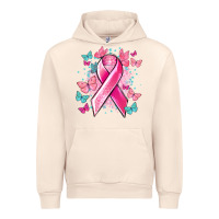 Sandshell Breast Cancer ribbon Cancer Awareness Urban Hoodie - HowdyJamesFarm