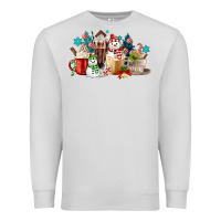Dove Grey christmas coffee Premium Sweatshirt - MaliasSmallBusiness