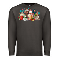 Smoke christmas coffee Premium Sweatshirt - MaliasSmallBusiness