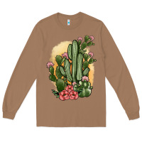 Toasted Coconut cactus Long Sleeve Tee - JahusDesignShop
