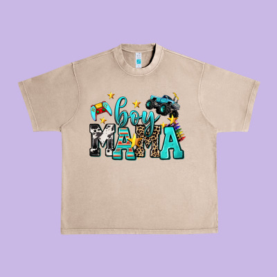 Boy Mama Urban Heavy Tee Designed By Adodesignshop