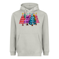 Moon Dust christmas trees and lights Heavyweight Hoodie - MaliasSmallBusiness
