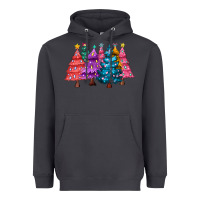 Smoke christmas trees and lights Heavyweight Hoodie - MaliasSmallBusiness