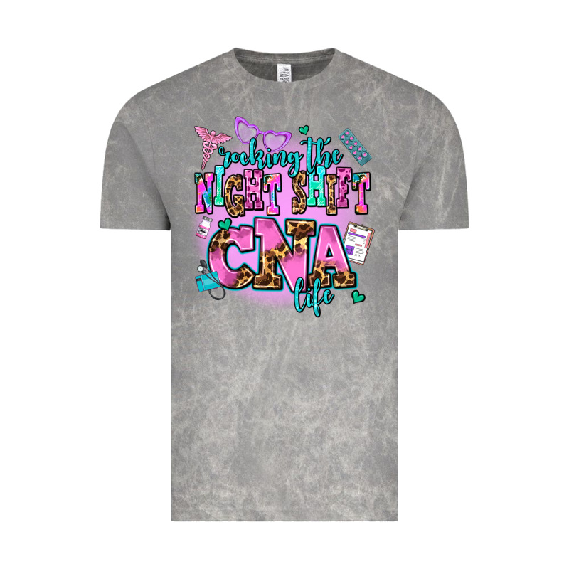 Rocking The Night Shift Cna Life Vintage Tee by AdoDesignShop | Teevron