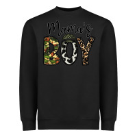 Black mama's boy Heavyweight Sweatshirt - CowhideDigitalArt