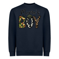 Navy mama's boy Heavyweight Sweatshirt - CowhideDigitalArt