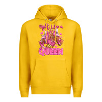 Lemon Survivor queen Breast Cancer afro girl sneakers Premium Hoodie - RanaPortraitStore