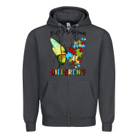 Smoke it's ok to be different Zipper Hoodie - MaliasSmallBusiness