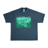 Midnight Navy green glitter background Urban Heavy Tee - JahusDesignShop