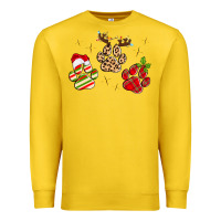 Lemon christmas paws Premium Sweatshirt - MaliasSmallBusiness