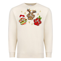 Sandshell christmas paws Premium Sweatshirt - MaliasSmallBusiness