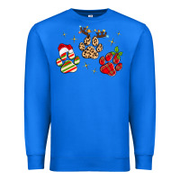 True Royal christmas paws Premium Sweatshirt - MaliasSmallBusiness