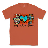 Copper peace love jesus Classic Tee - JahusDesignShop