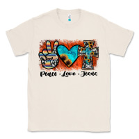 Natural peace love jesus Classic Tee - JahusDesignShop