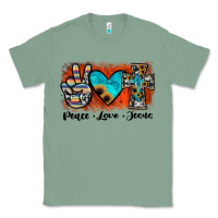 Sage peace love jesus Classic Tee - JahusDesignShop