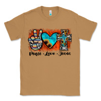Toasted Coconut peace love jesus Classic Tee - JahusDesignShop