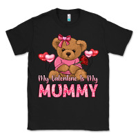 Black my valentine is my mummy Classic Tee - LillyAllenDesigns