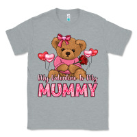 Heather Grey my valentine is my mummy Classic Tee - LillyAllenDesigns
