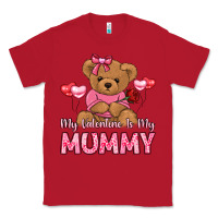Red my valentine is my mummy Classic Tee - LillyAllenDesigns