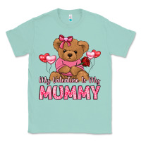 Seafoam my valentine is my mummy Classic Tee - LillyAllenDesigns