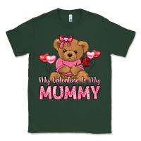 Sports Green my valentine is my mummy Classic Tee - LillyAllenDesigns