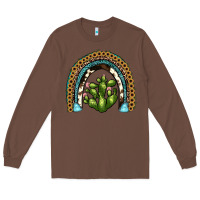 Chestnut cactus rainbow Long Sleeve Tee - JahusDesignShop