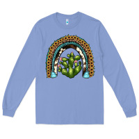 Colony Blue cactus rainbow Long Sleeve Tee - JahusDesignShop