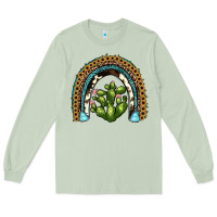 Matcha cactus rainbow Long Sleeve Tee - JahusDesignShop