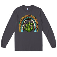 Smoke cactus rainbow Long Sleeve Tee - JahusDesignShop