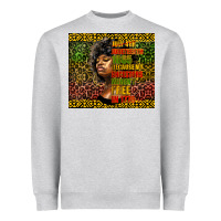Heather Grey juneteenth celebrate Heavyweight Sweatshirt - HRA Design Shop