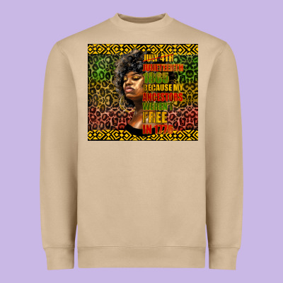 Juneteenth Celebrate Heavyweight Sweatshirt Designed By Hra Design Shop