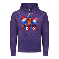 Cloud Purple 4th of July ice creams tastes like freedom Vintage Hoodie - Neo Western