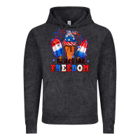 Vintage Black 4th of July ice creams tastes like freedom Vintage Hoodie - Neo Western