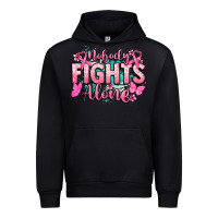 Black Nobody fights alone Cancer Awareness Urban Hoodie - HowdyJamesFarm