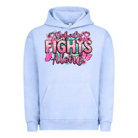Pigment Grape Ice Nobody fights alone Cancer Awareness Urban Hoodie - HowdyJamesFarm