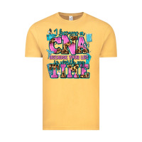Vintage Mustard i became a cna because your life is worth my time Vintage Tee - AdoDesignShop